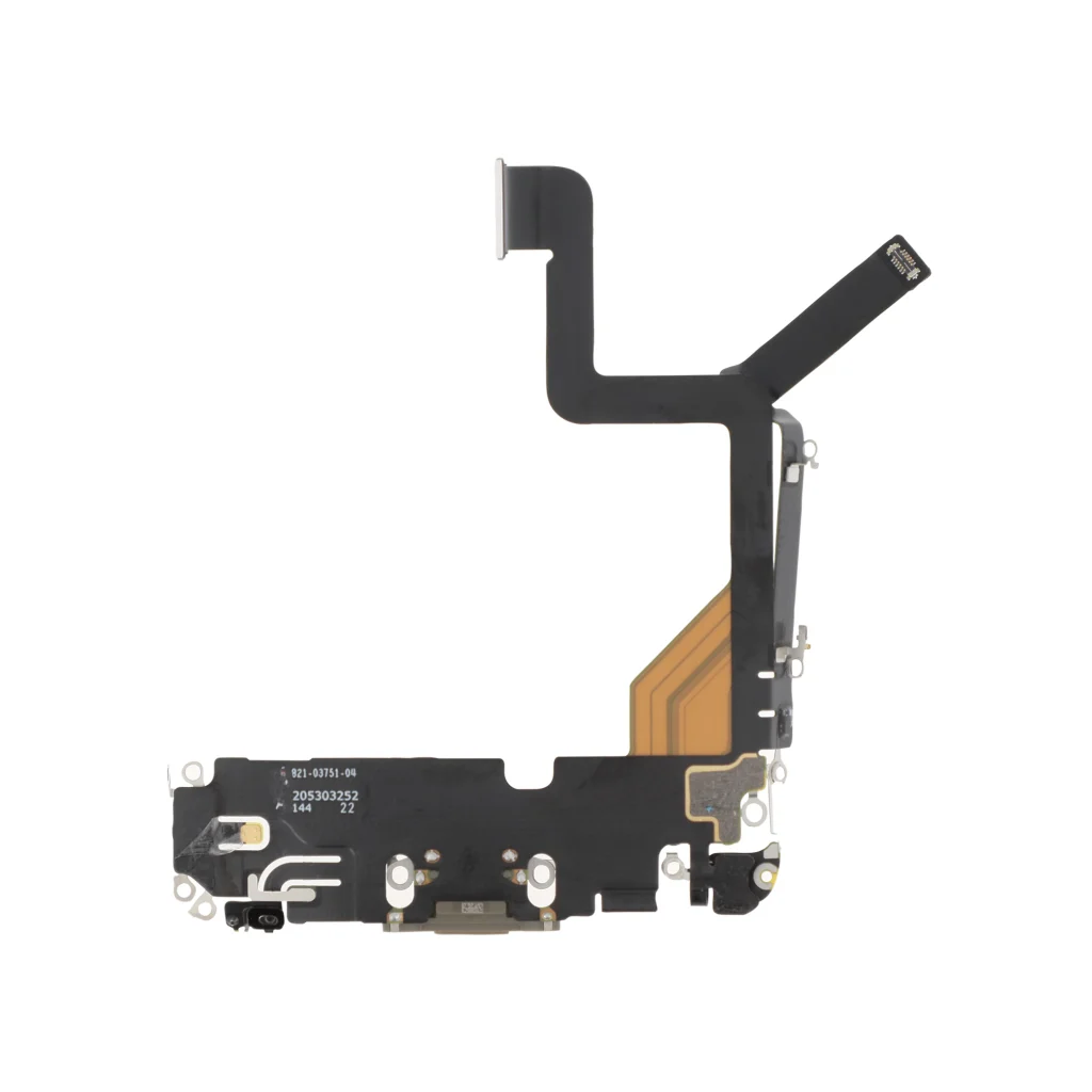 Flex do Conector de Carga para iPhone 14 Pro Dourado - OEM ReLife