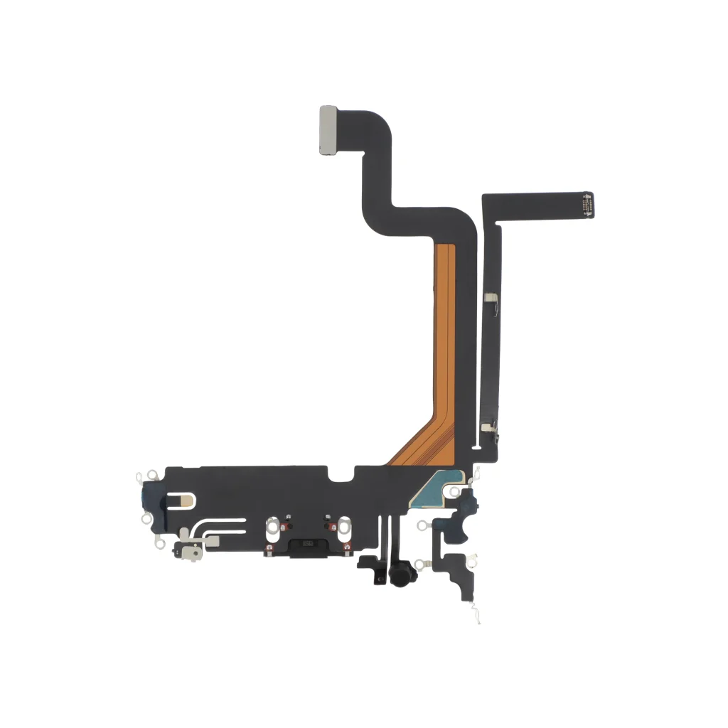 Flex do Conector de Carga para iPhone 14 Pro Max Cinzento Sideral