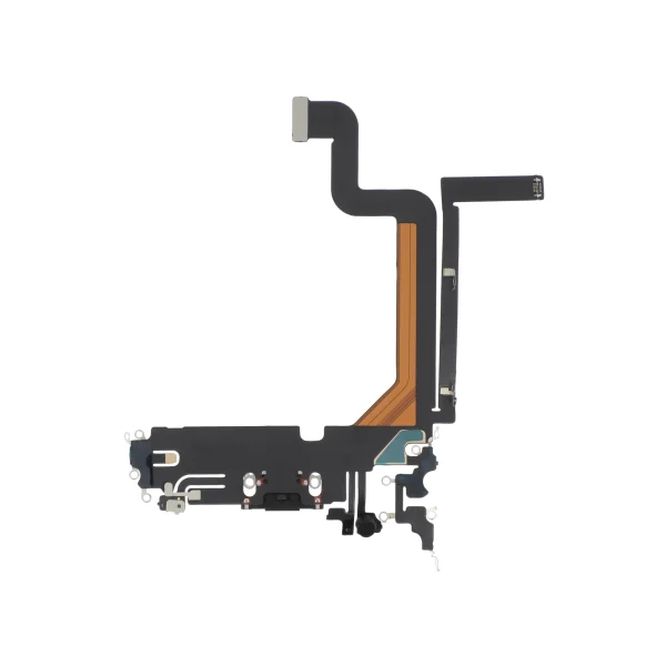 Flex do Conector de Carga para iPhone 14 Pro Max Cinzento Sideral
