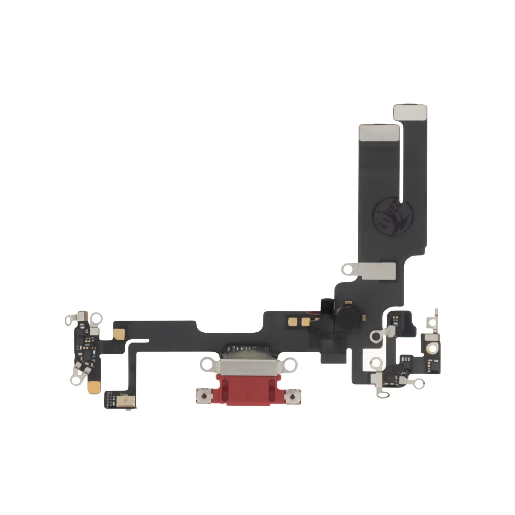 Flex do Conector de Carga para iPhone 14 Vermelho - OEM ReLife
