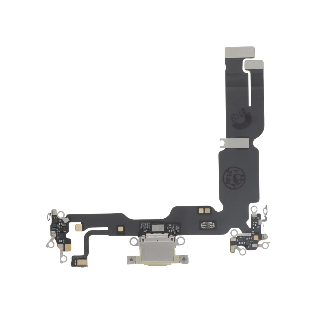 Flex do Conector de Carga para iPhone 15 Plus (Amarelo) - OEM ReLife