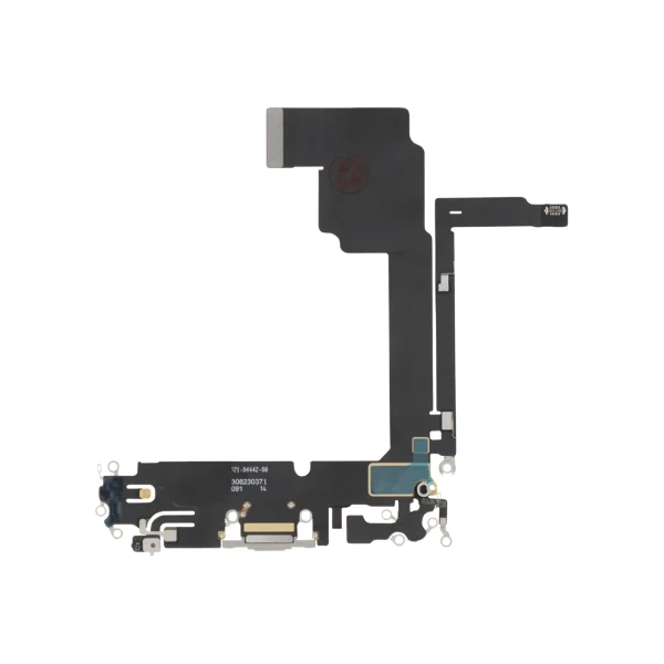 Flex do Conector de Carga para iPhone 15 Pro Max Branco Titânio - OEM ReLife