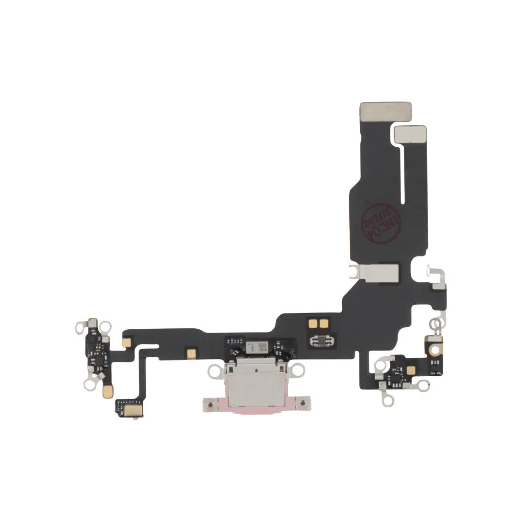 Flex do Conector de Carga para iPhone 15 Rosa - OEM ReLife