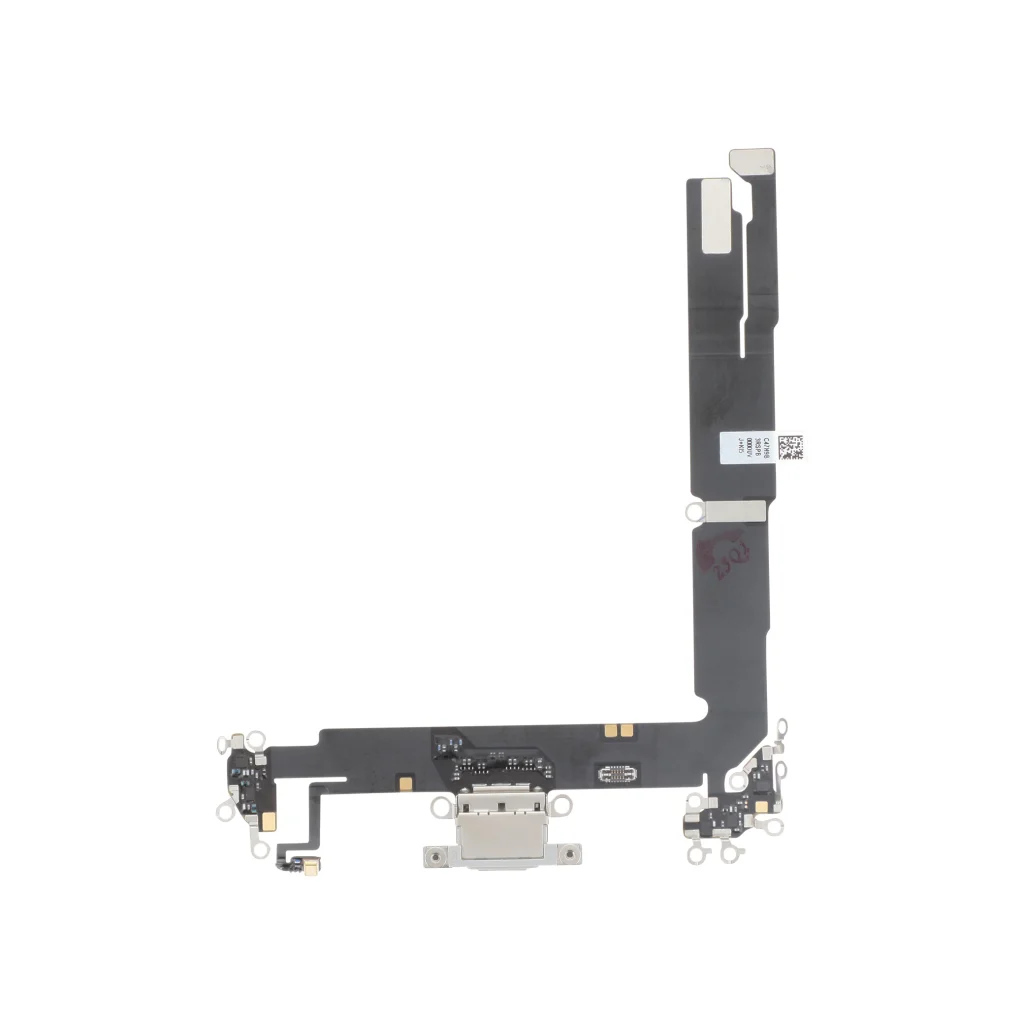Flex do Conector de Carga para iPhone 16 Plus Branco - OEM ReLife