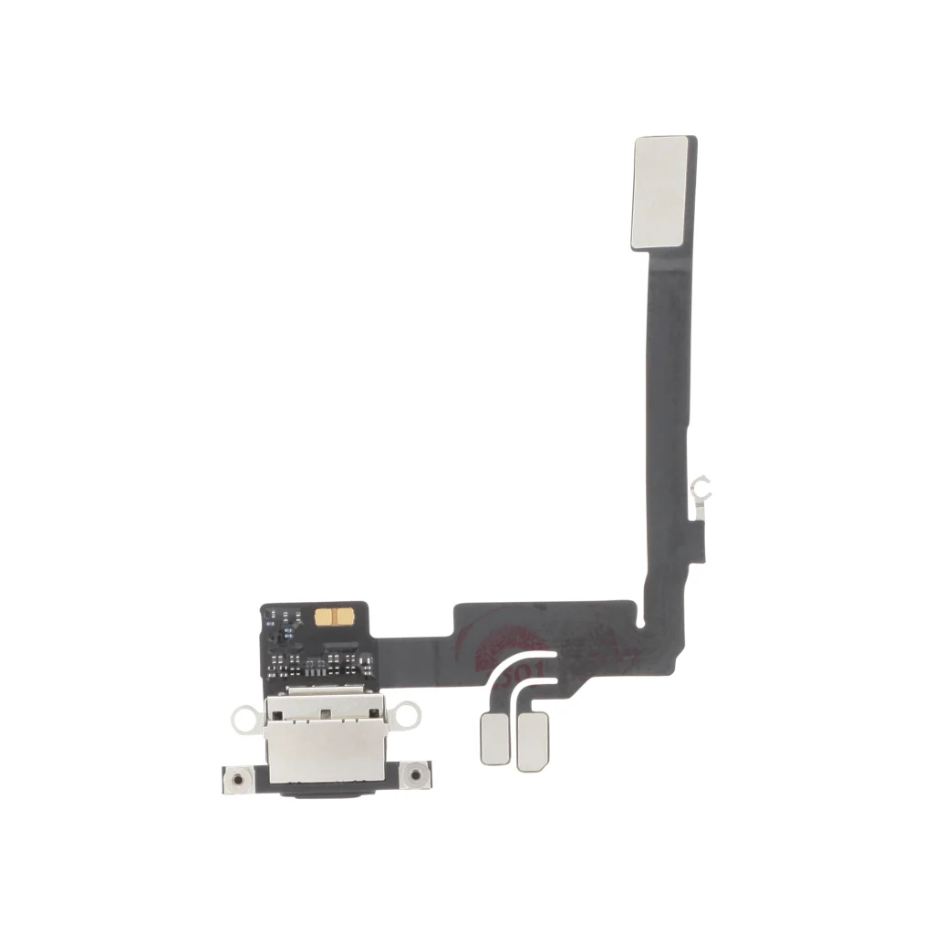 Flex do Conector de Carga para iPhone 16 Pro Titânio Preto - OEM ReLife