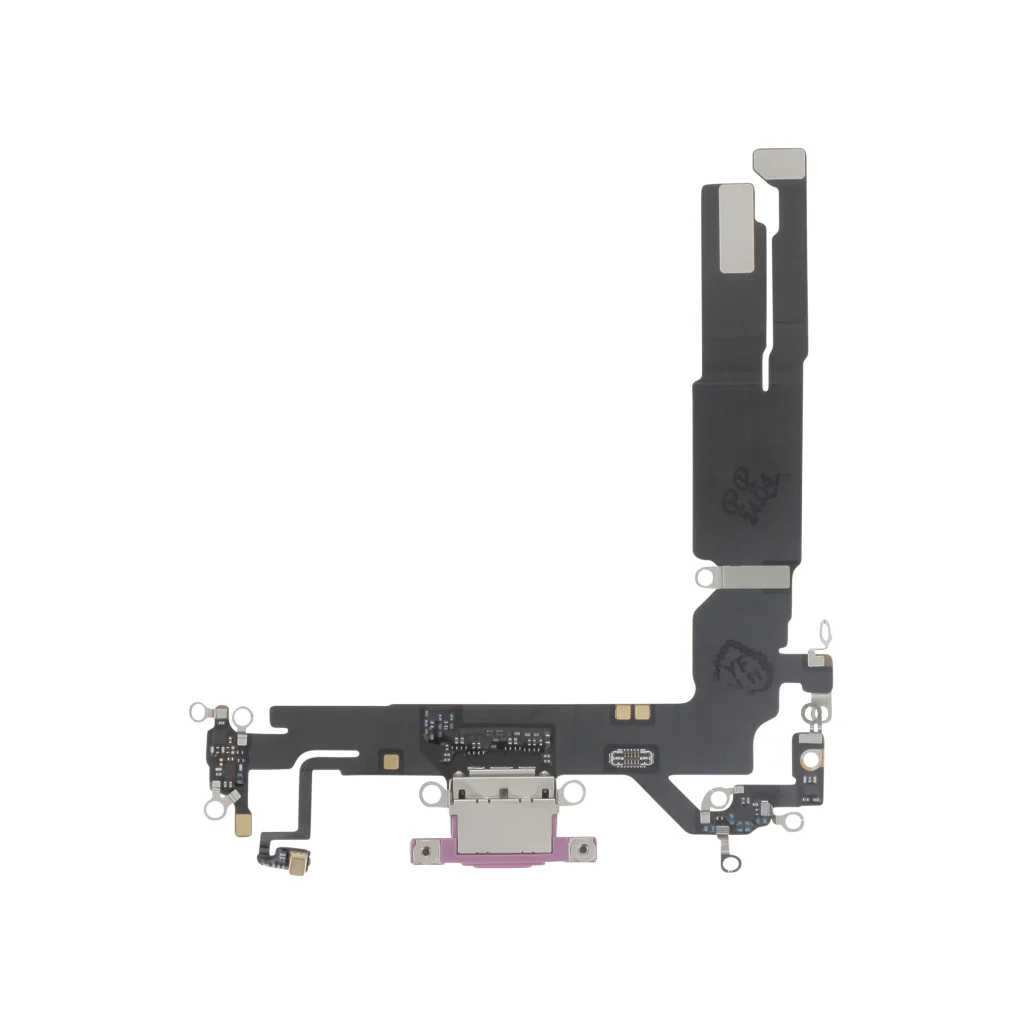 Flex do Conector de Carga para iPhone 16 Rosa - OEM ReLife