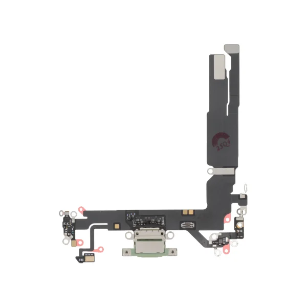 Flex do Conector de Carga para iPhone 17 Verde Sálvia