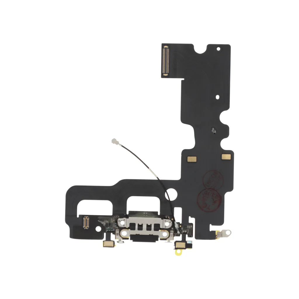 Flex do Conector de Carga para iPhone 7 Preto - OEM ReLife