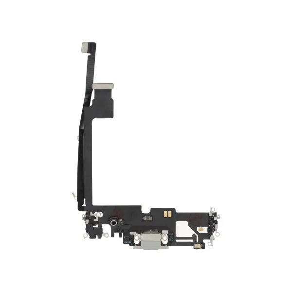 Flex do Conector de Carga Prateado para iPhone 12 Pro Max - OEM ReLife