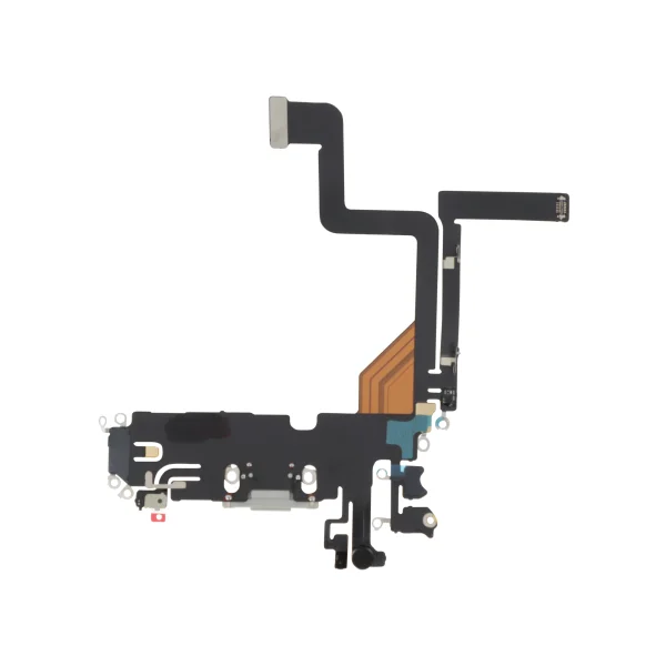 Flex do Conector de Carga Prateado para iPhone 14 Pro