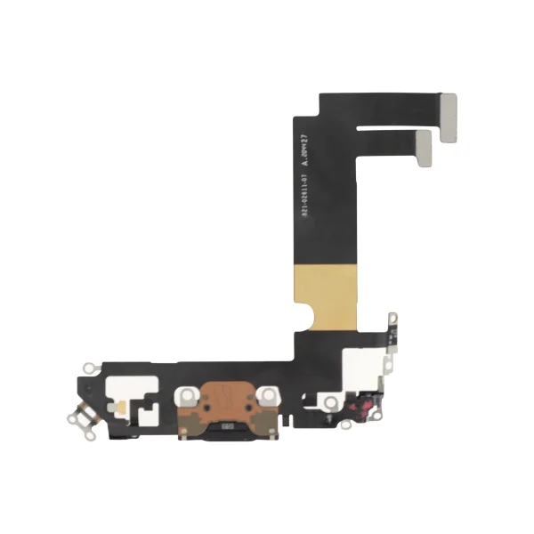 Flex do Conector de Carga Preto para iPhone 12 mini - OEM ReLife