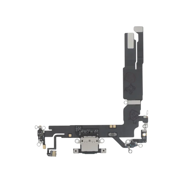 Flex do Conector de Carga Preto para iPhone 16 - OEM ReLife