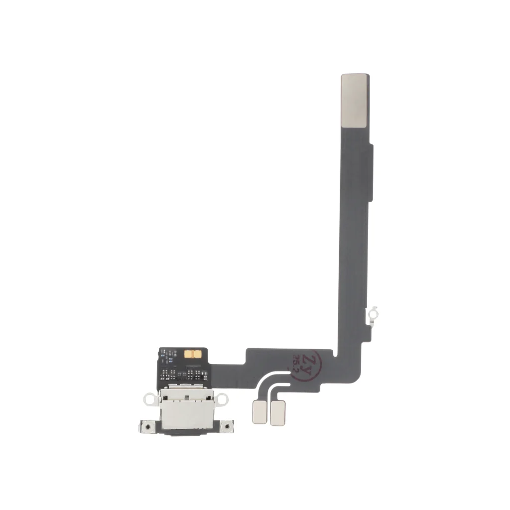 Flex do Conector de Carga Preto Titânio para iPhone 16 Pro Max - OEM ReLife