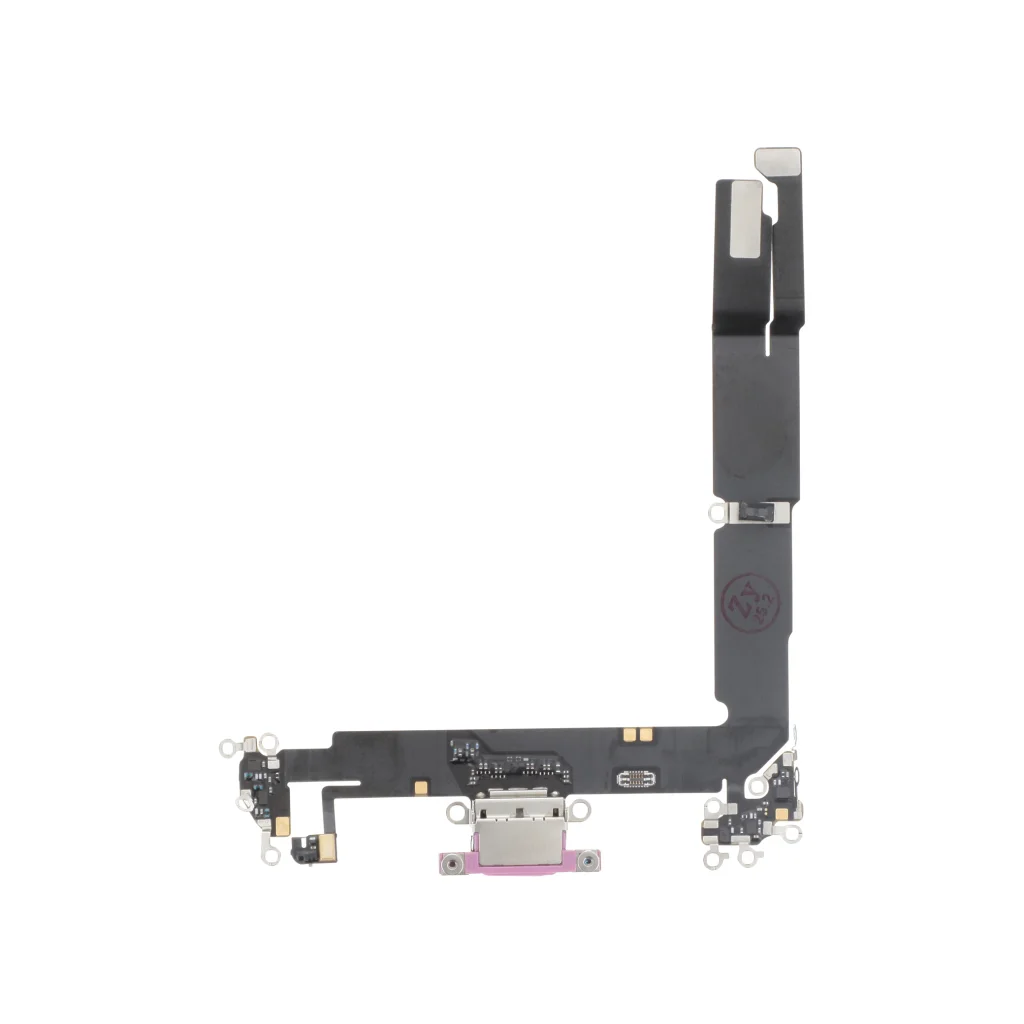 Flex do Conector de Carga Rosa para iPhone 16 Plus - OEM ReLife