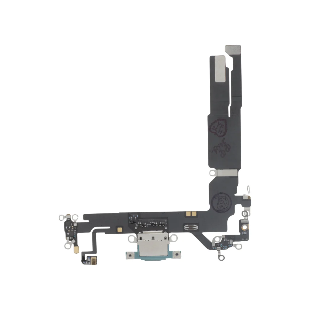 Flex do Conector de Carga Turquesa para iPhone 16 - OEM ReLife