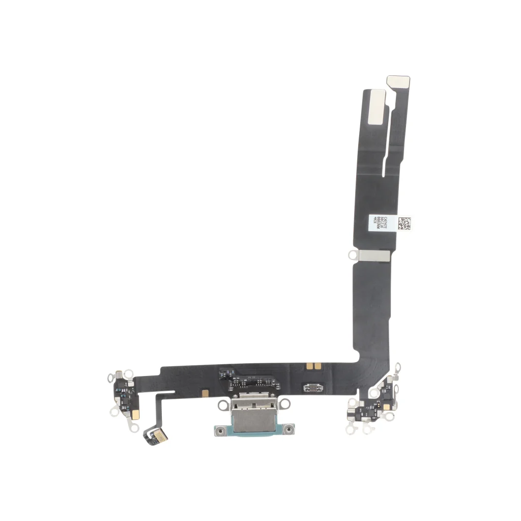 Flex do Conector de Carga Turquesa para iPhone 16 Plus - OEM ReLife