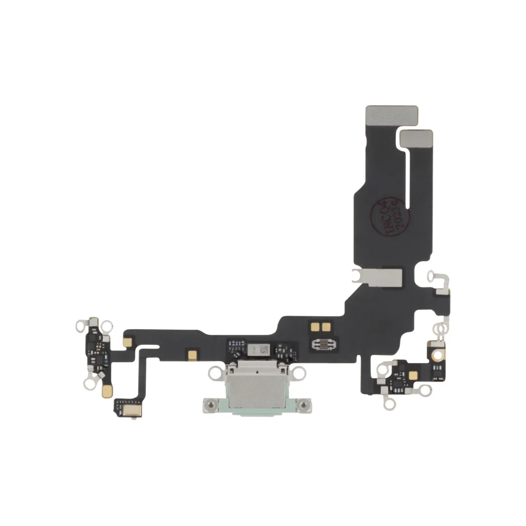 Flex do Conector de Carga Verde para iPhone 15 - OEM ReLife