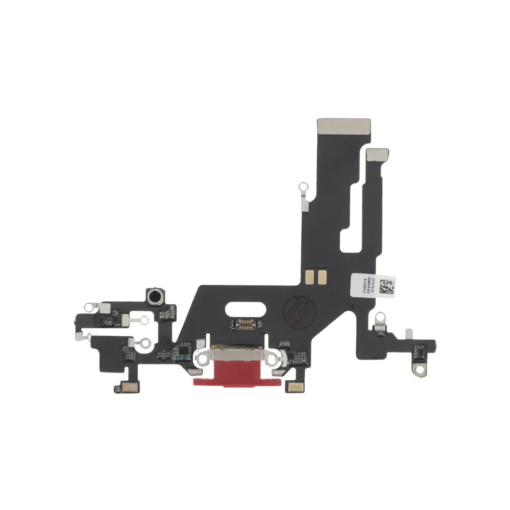 Flex do Conector de Carga Vermelho para iPhone 11