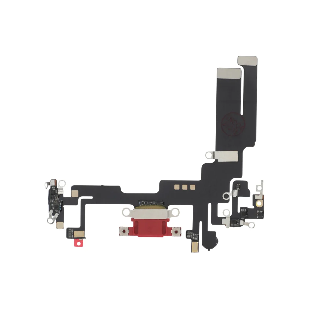 Flex do Conector de Carga Vermelho para iPhone 14