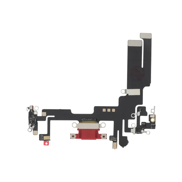 Flex do Conector de Carga Vermelho para iPhone 14