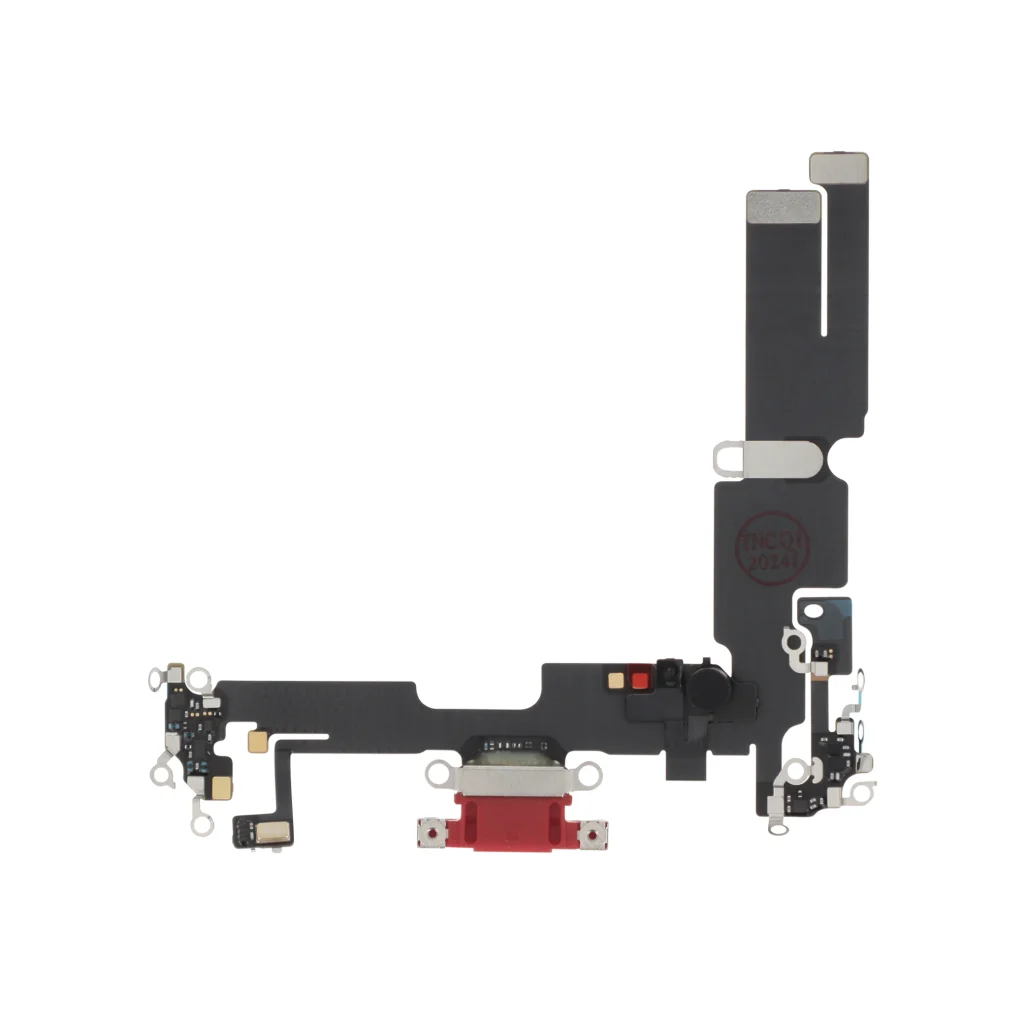 Flex do Conector de Carga Vermelho para iPhone 14 Plus - OEM ReLife