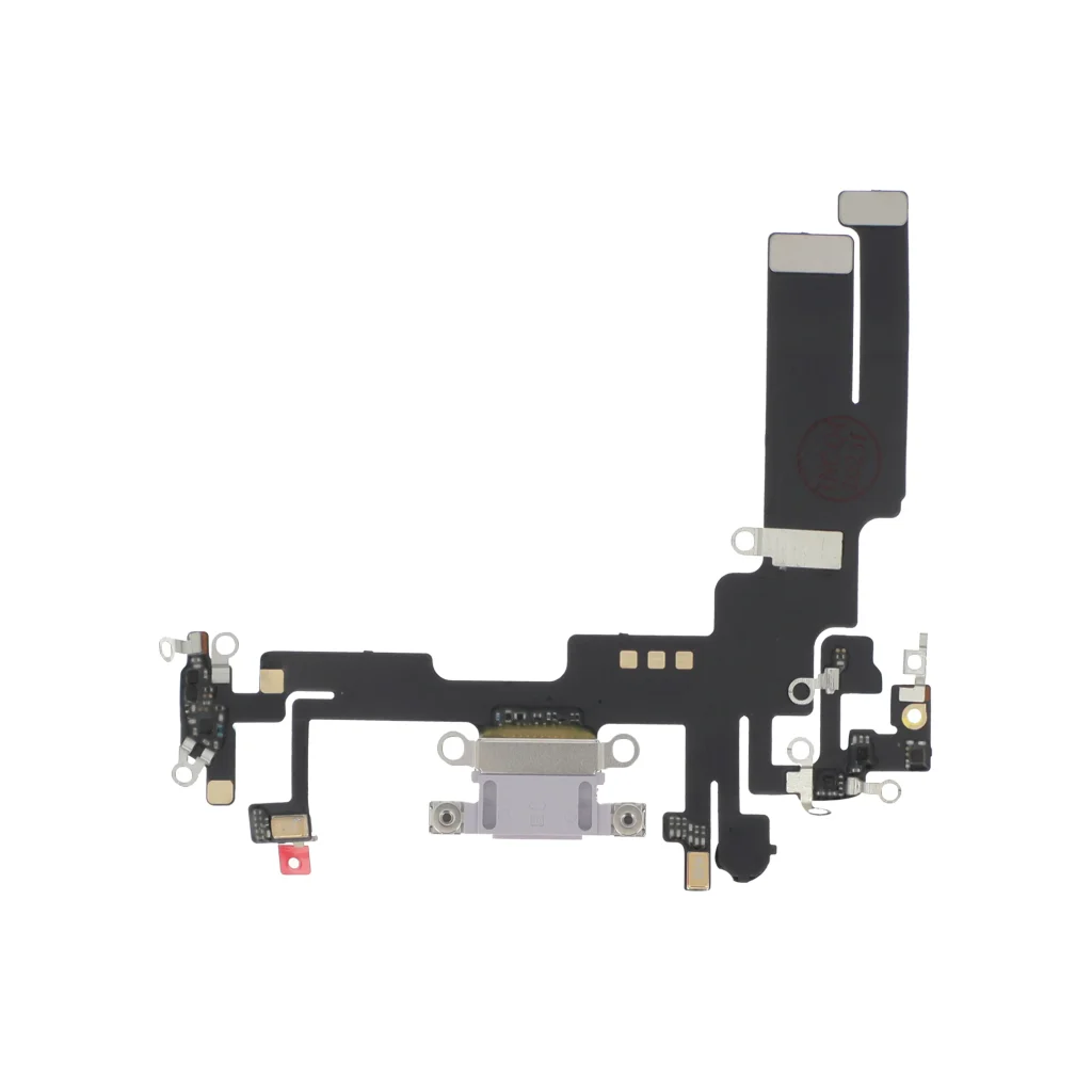Flex / Placa de carga para iPhone 14 Roxo
