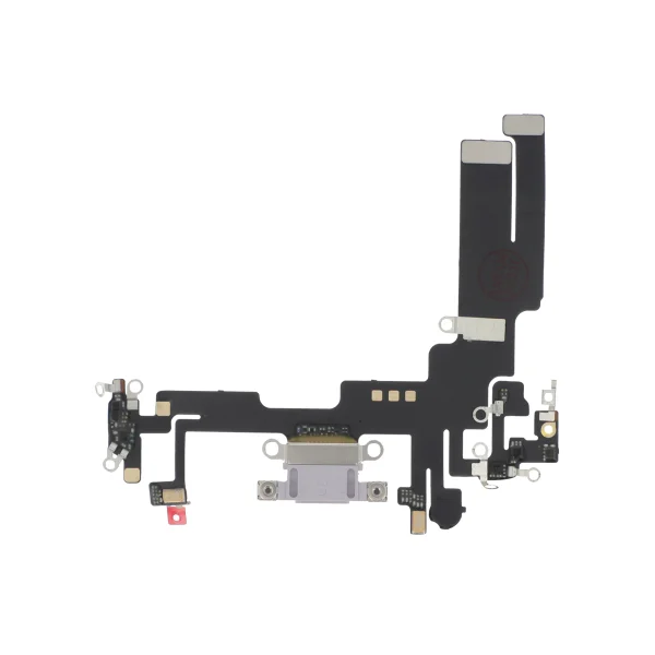 Flex / Placa de carga para iPhone 14 Roxo