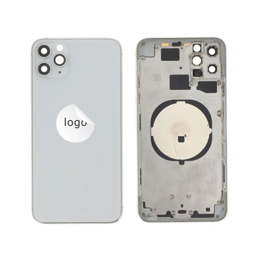 Frame Completo Prateado para iPhone 11 Pro Max - Retirado
