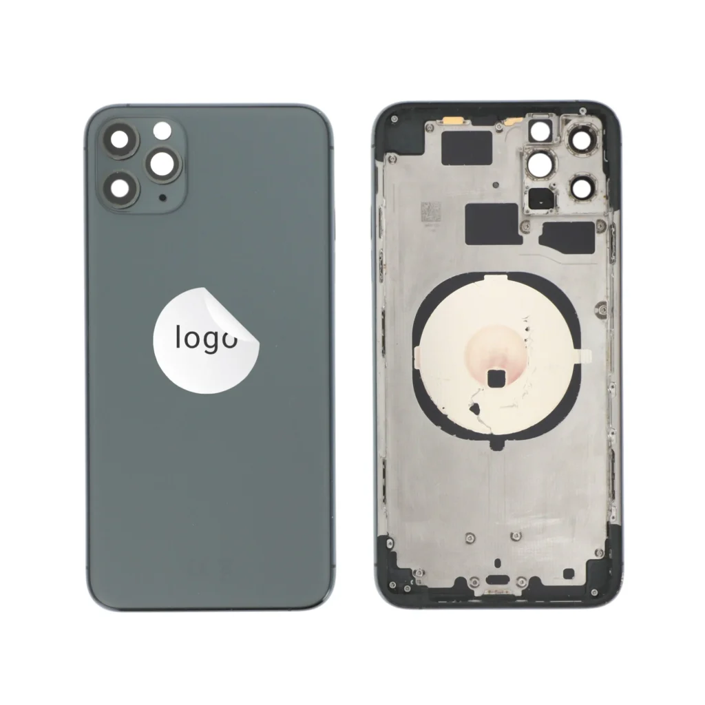 Frame completo (Tampa traseira) Verde para iPhone 11 Pro Max - Retirado