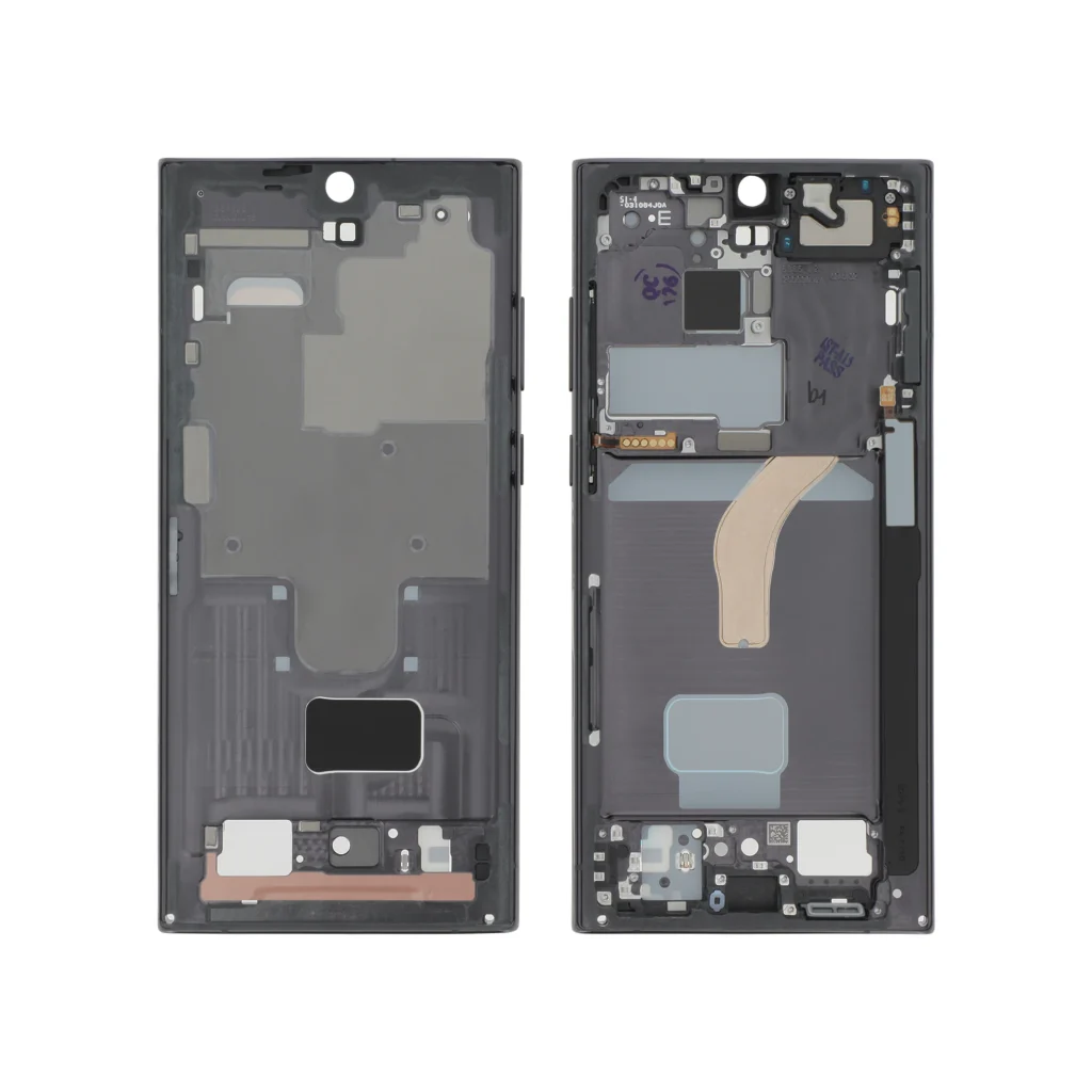 Frame para Samsung Galaxy S22 Ultra (S908B) - Preto (SERVICE PACK)
