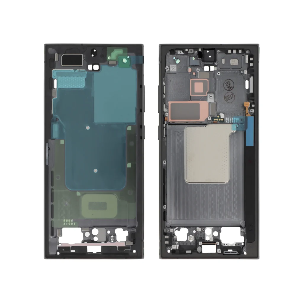 Frame para Samsung Galaxy S24 Ultra Titânio Preto (SERVICE PACK)