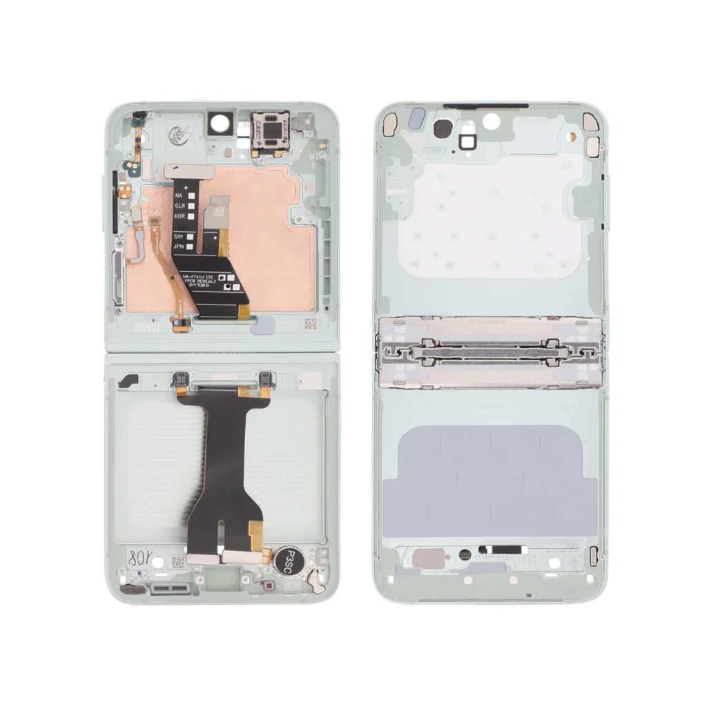 Frame para Samsung Galaxy Z Flip6 Verde Água (SERVICE PACK)