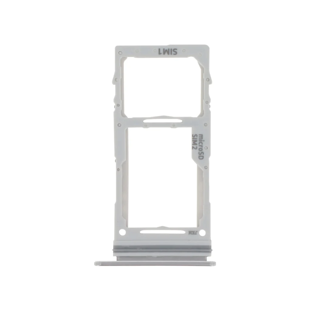 Gaveta / Bandeja cartão SIM para Samsung Galaxy Note 10 Lite (N770F) - Prateada