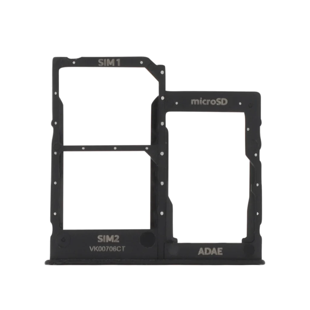 Gaveta cartão SIM para Samsung Galaxy A41 - Preta
