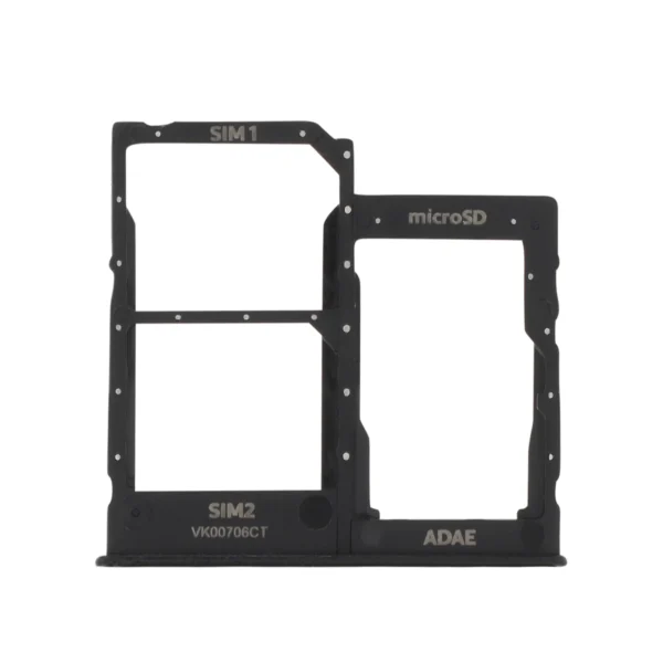 Gaveta cartão SIM para Samsung Galaxy A41 - Preta