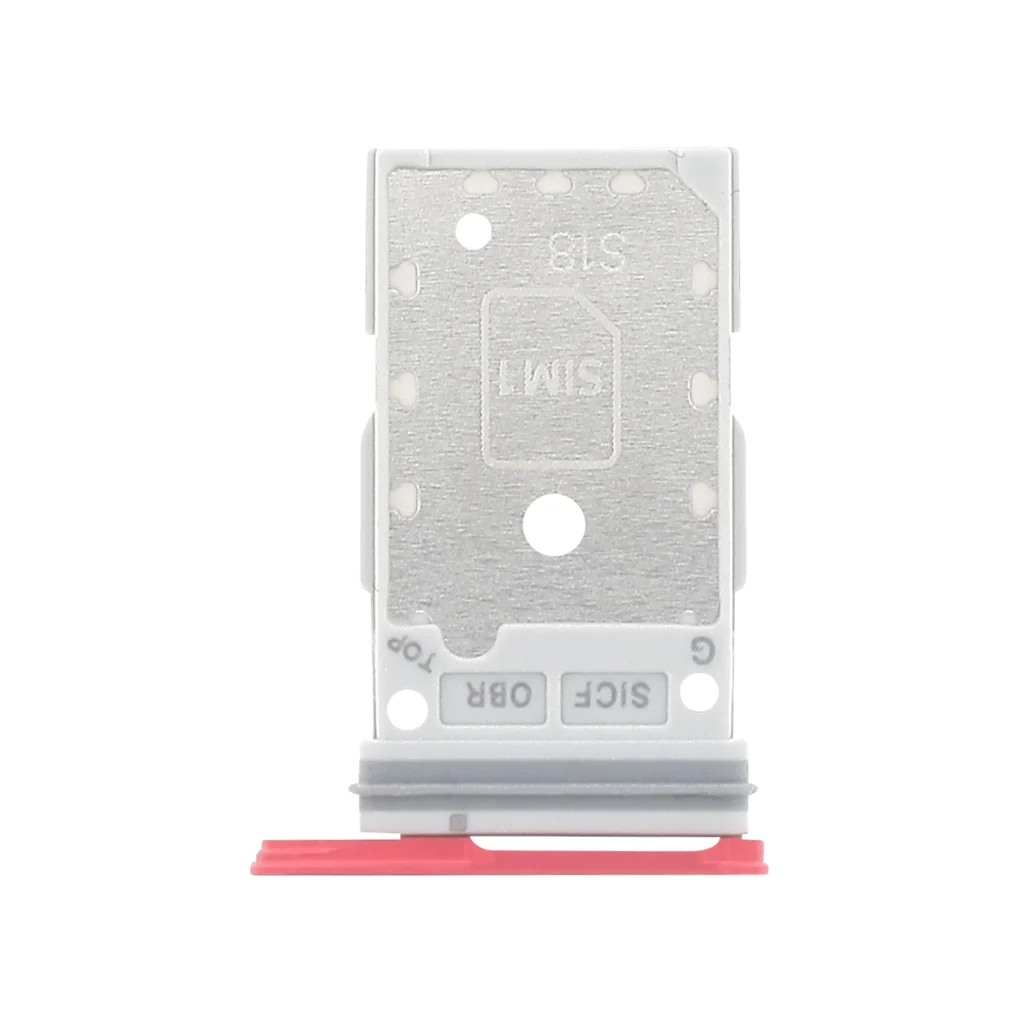Gaveta do cartão SIM para Samsung Galaxy S25/S25+ - Coral (SERVICE PACK)