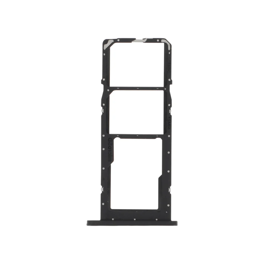 Gaveta do Cartão SIM Preta para Samsung Galaxy A02S (A025G)