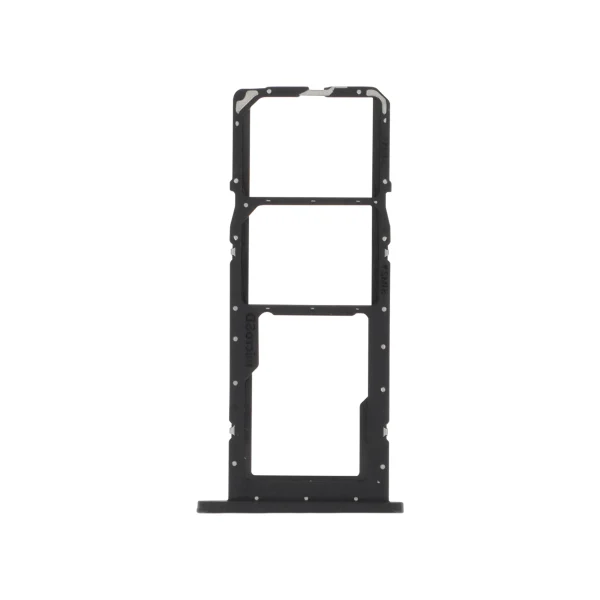 Gaveta do Cartão SIM Preta para Samsung Galaxy A02S (A025G)