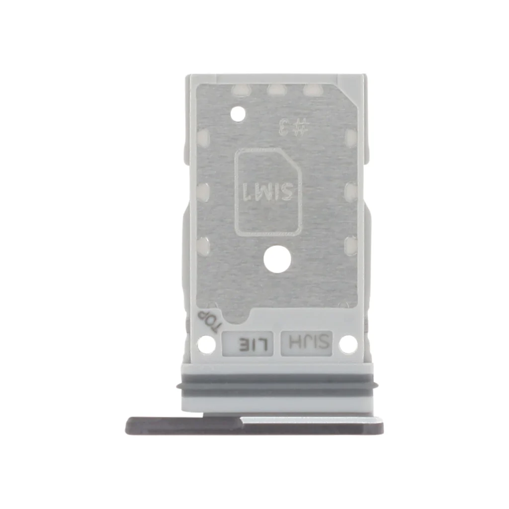 Gaveta SIM preta para Samsung Galaxy S22 Ultra (S908B) (SERVICE PACK)