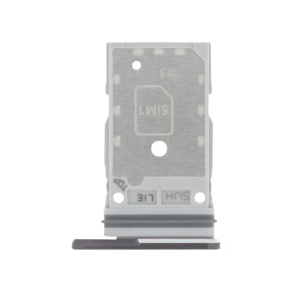 Gaveta SIM preta para Samsung Galaxy S22 Ultra (S908B) (SERVICE PACK)