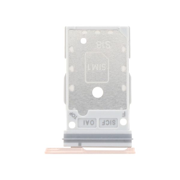 Gaveta do Cartão SIM Ouro Rosa para Samsung Galaxy S25/S25+ (S931B/S936B) (SERVICE PACK)