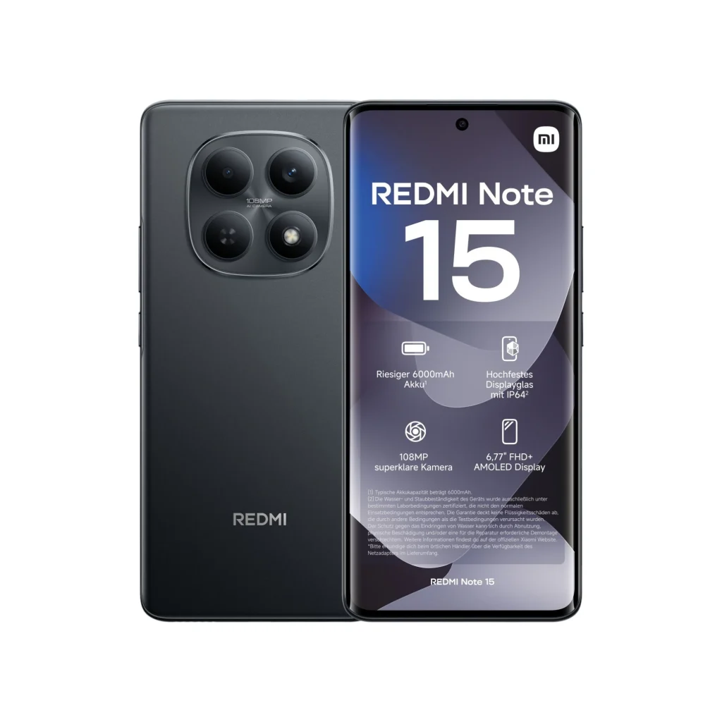 Redmi Note 15 4G 128 GB Black