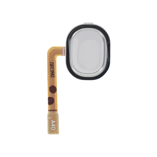 Sensor de impressão digital Branco para Samsung Galaxy A40 (A405F) (SERVICE PACK)