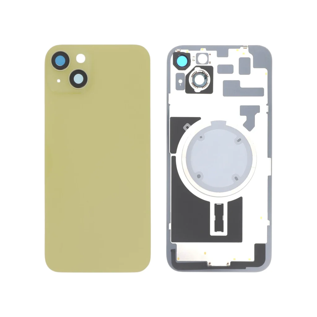 Tampa Traseira Amarela para iPhone 14 Plus (com MagSafe)