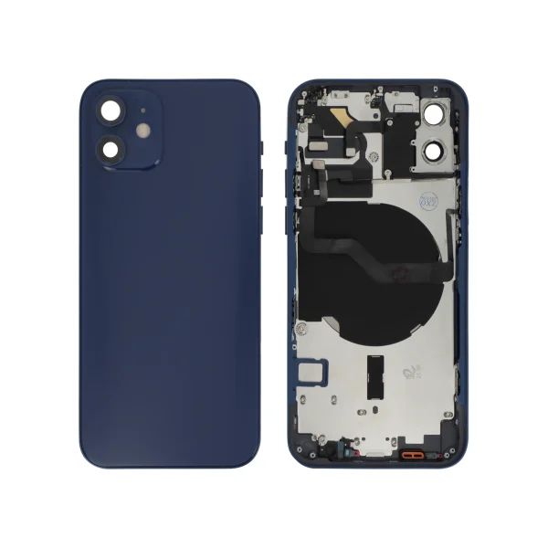 Tampa Traseira Azul para iPhone 12 (Sem Logótipo)