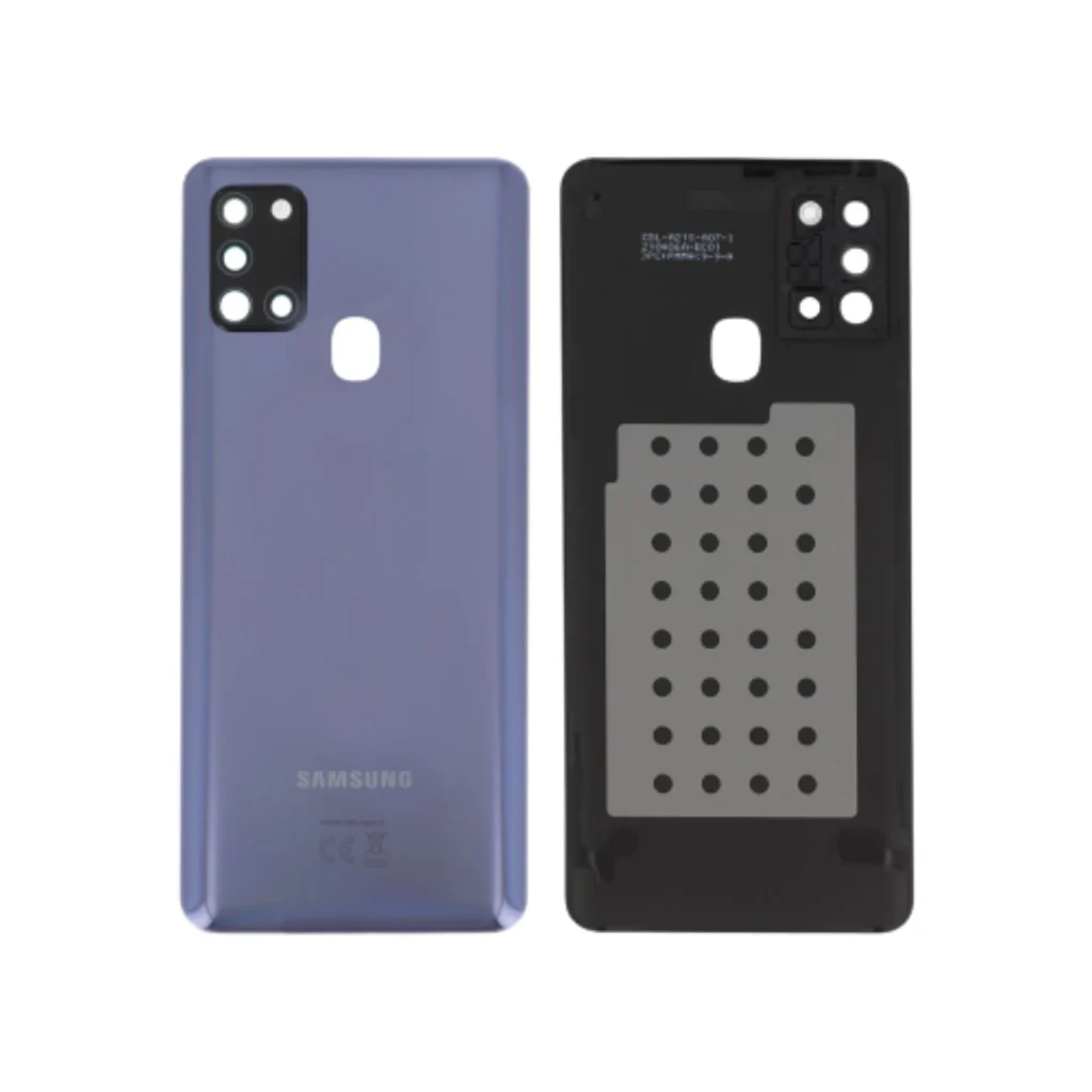 Tampa Traseira Azul para Samsung Galaxy A21s (SERVICE PACK)