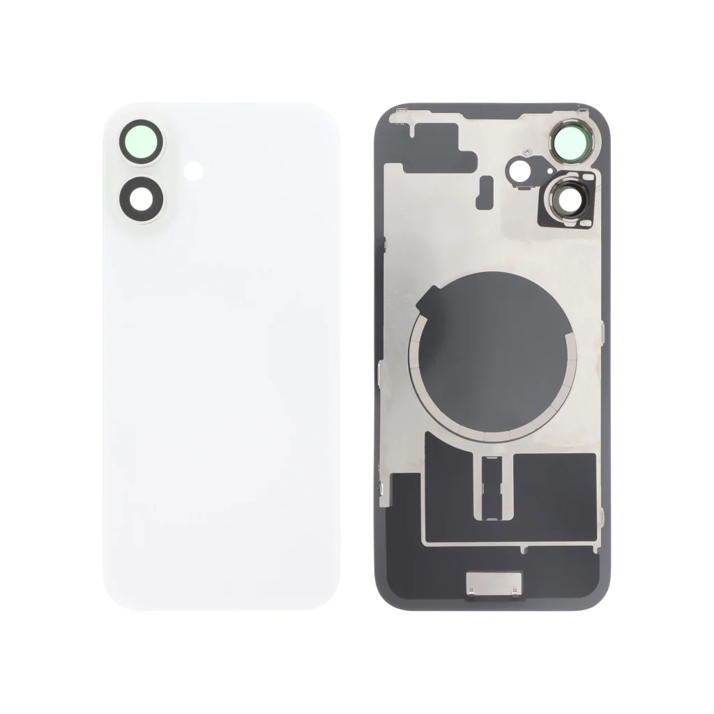 Tampa Traseira Branca para iPhone 16 Plus (com MagSafe)