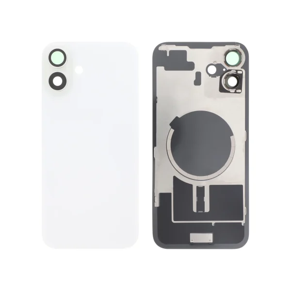 Tampa Traseira Branca para iPhone 16 Plus (com MagSafe)