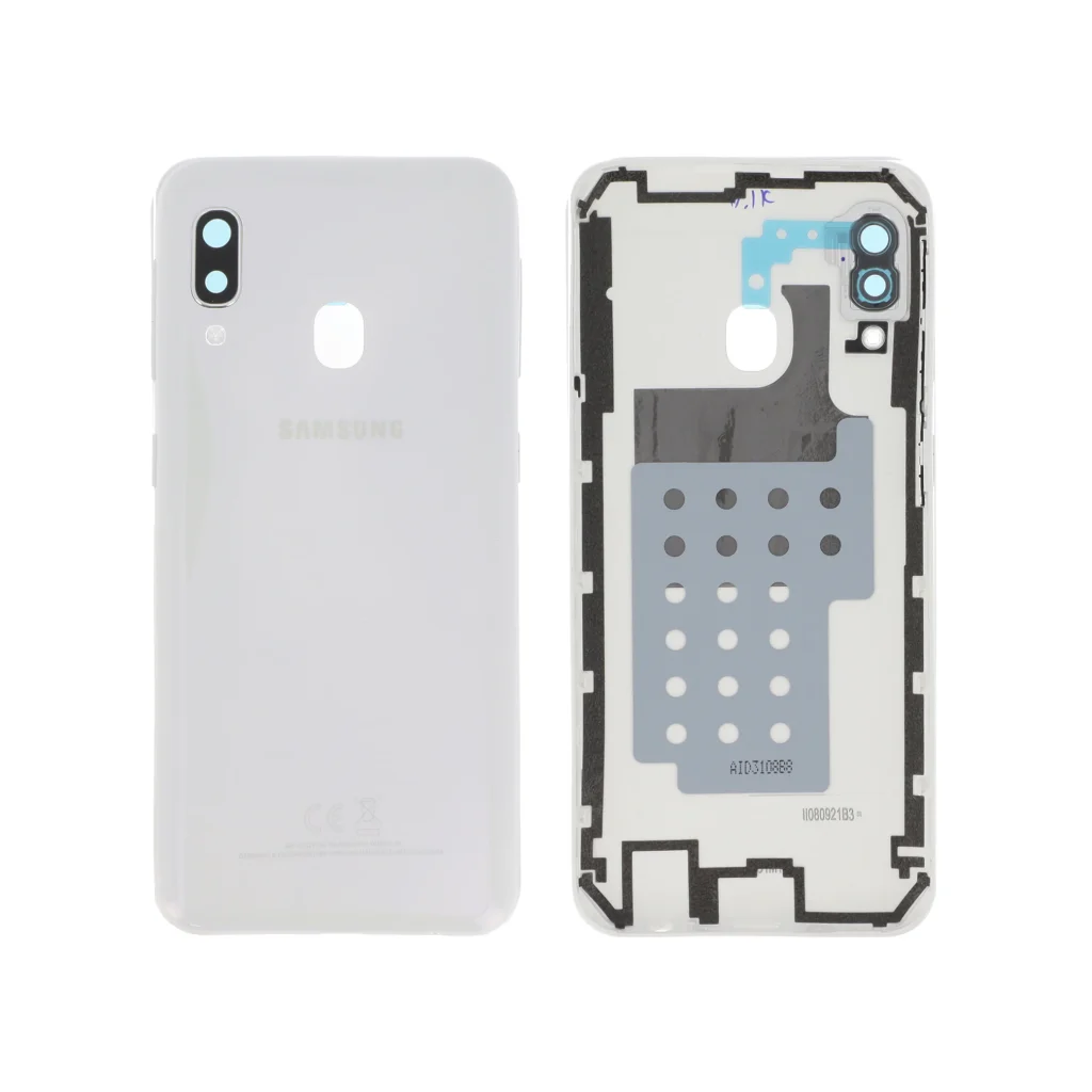 Tampa Traseira Branca para Samsung Galaxy A20e (A202F) (SERVICE PACK)