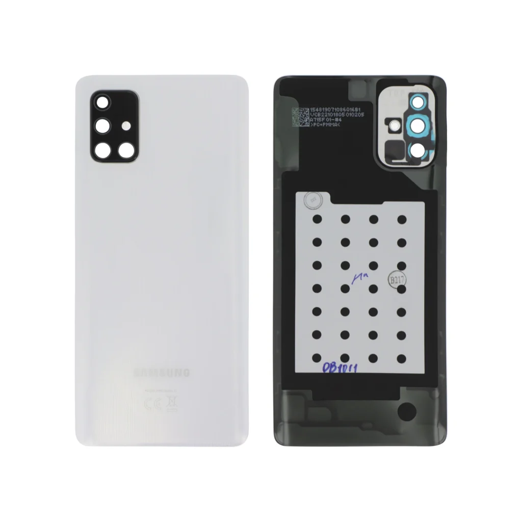 Tampa Traseira Branca para Samsung Galaxy A71 (A715F) (SERVICE PACK)